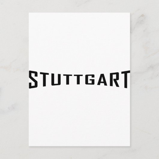 stuttgart deutschland briefkaart (Voorkant)