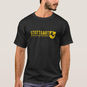 Stuttgart Duitsland Deutschland Noodlijdende Desig T-shirt