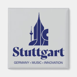 Stuttgart Duitsland Europa Magneet