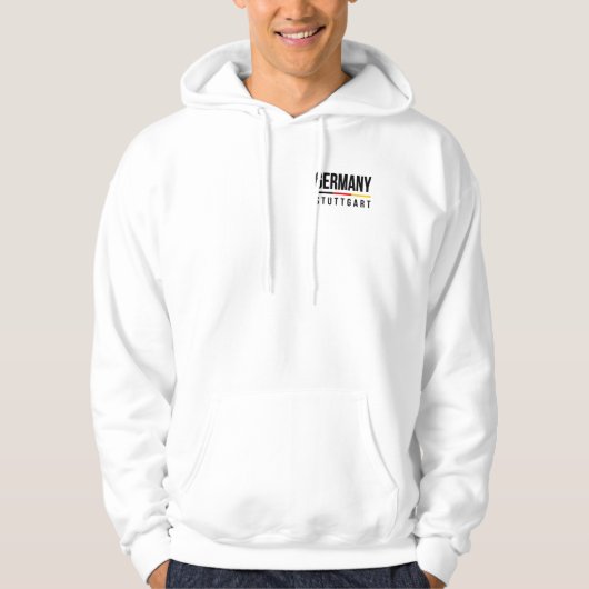 Stuttgart Duitsland Hoodie (Voorkant)
