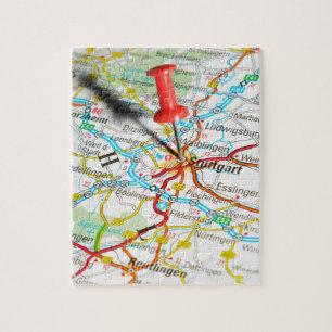 Stuttgart, Duitsland Legpuzzel