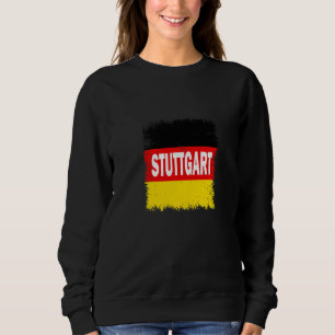 Stuttgart Duitsland Met Duitse Vlag Trui