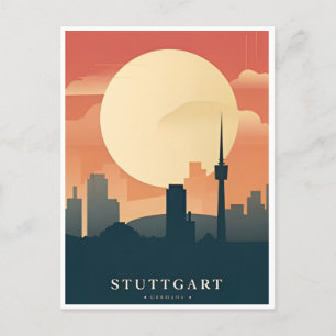  Stuttgart Duitsland Reizen allemagne Briefkaart