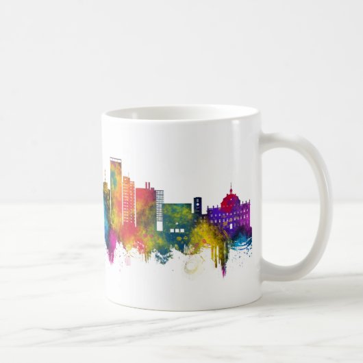 Stuttgart Duitsland Skyline Koffiemok (Rechts)
