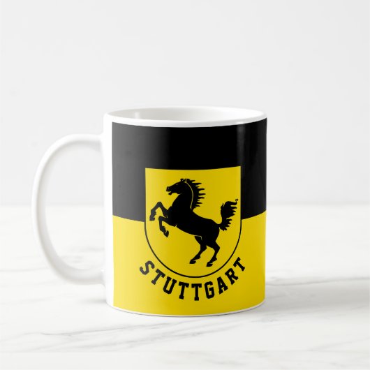 Stuttgart Flag (Duitsland) Koffiemok (Links)