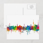 Stuttgart Germany Skyline Briefkaart (Voorkant / Achterkant)
