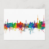 Stuttgart Germany Skyline Briefkaart (Voorkant)