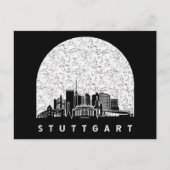 Stuttgart Germany Skyline Briefkaart (Voorkant)