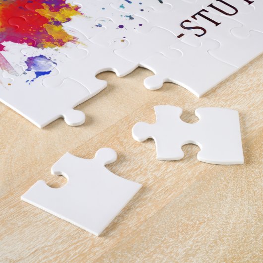 Stuttgart Germany Skyline Legpuzzel (Zijkant)