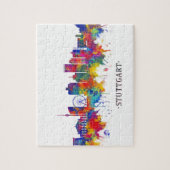 Stuttgart Germany Skyline Legpuzzel (Verticaal)