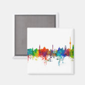 Stuttgart Germany Skyline Magneet (Voorkant / Achterkant)