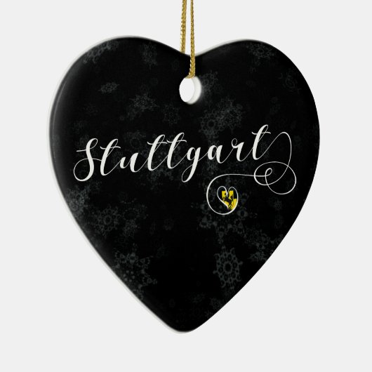 Stuttgart Heart, Ornament met kerstbomen, Duitslan (Rechts)