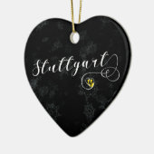 Stuttgart Heart, Ornament met kerstbomen, Duitslan (Links)