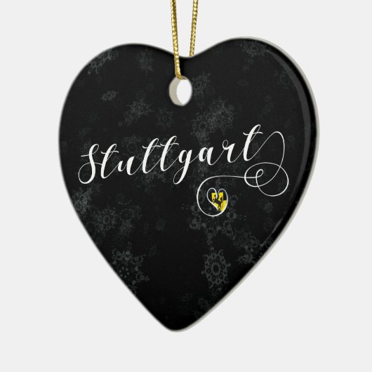 Stuttgart Heart, Ornament met kerstbomen, Duitslan (Links)