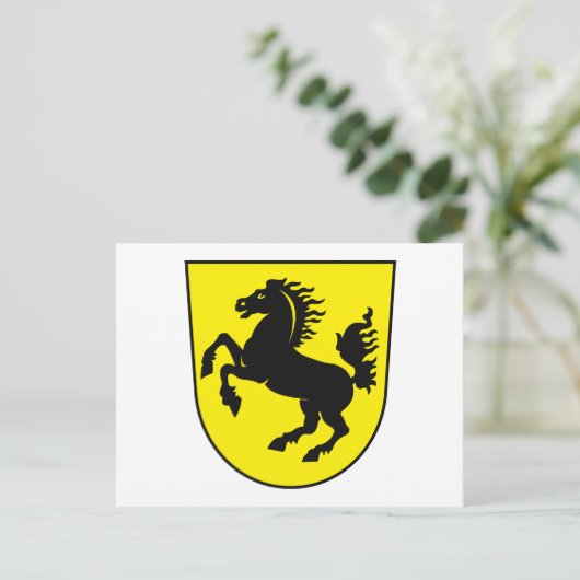 Stuttgart-laag van het Briefkaart van de Wapens (Staand voorkant)