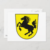 Stuttgart-laag van het Briefkaart van de Wapens (Voorkant / Achterkant)