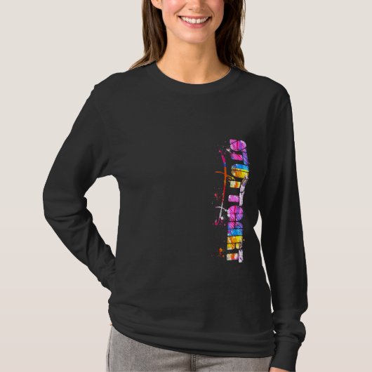 Stuttgart Lettering Waterverf Stuttgart T-shirt (Voorkant)