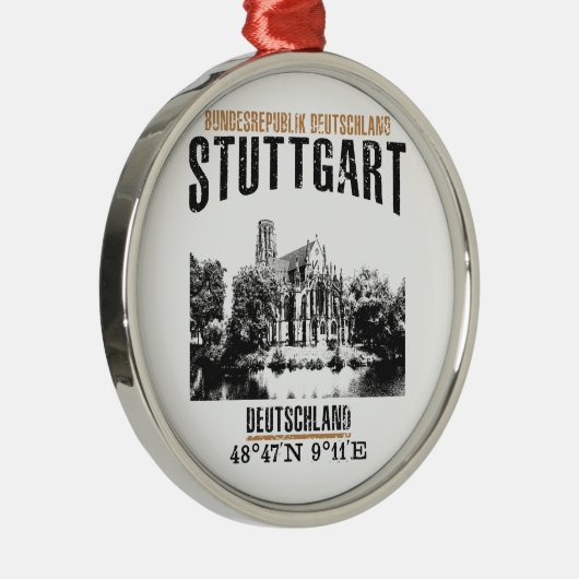 Stuttgart Metalen Ornament (Rechts)