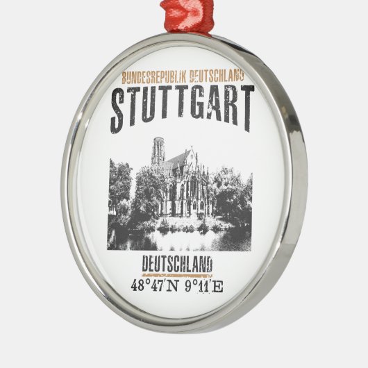 Stuttgart Metalen Ornament (Links)