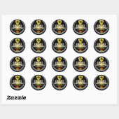 Stuttgart Ronde Sticker (Vel)