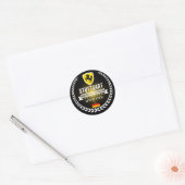 Stuttgart Ronde Sticker (Envelop)