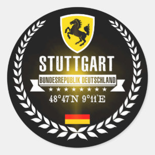 Stuttgart Ronde Sticker
