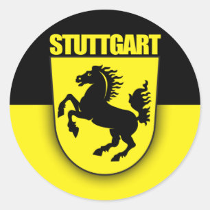 Stuttgart Ronde Sticker