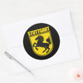 Stuttgart Ronde Sticker (Envelop)