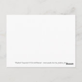 Stuttgart Stadt Skyline - Postkarte Briefkaart (Achterkant)