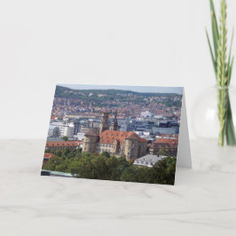 Stuttgart Stadtansicht - Altes Schloss Postkarte Kaart