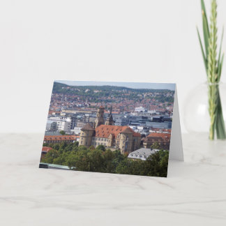 Stuttgart Stadtansicht - Altes Schloss Postkarte Kaart