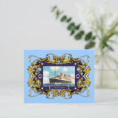 Stuttgart  Steamship Passenger Ship Briefkaart (Staand voorkant)