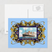 Stuttgart  Steamship Passenger Ship Briefkaart (Voorkant / Achterkant)