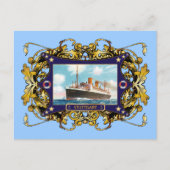 Stuttgart  Steamship Passenger Ship Briefkaart (Voorkant)