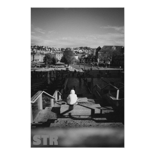 Stuttgart view perfect poster (Voorkant)