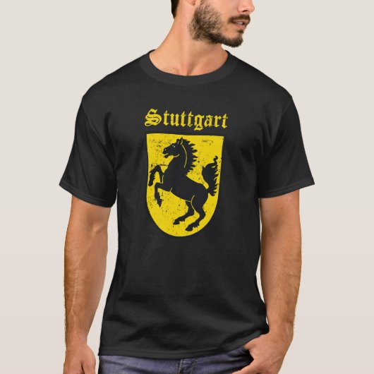 Stuttgart Wappen T-shirt (Voorkant)