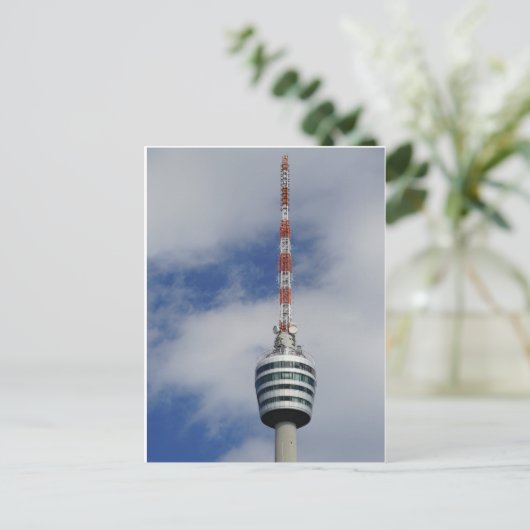Stuttgarter Fernsehturm Korb Briefkaart (Staand voorkant)
