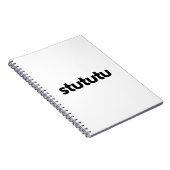 Stututu Turbo Noise Flutter Blow Off klep Notitieboek (Rechterzijde)