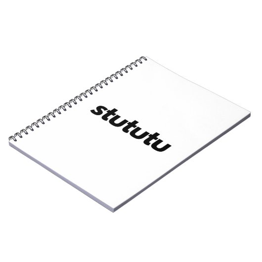 Stututu Turbo Noise Flutter Blow Off klep Notitieboek (Linkerzijde)