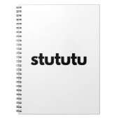 Stututu Turbo Noise Flutter Blow Off klep Notitieboek (Voorkant)