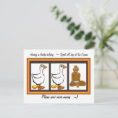 Stuur alsjeblieft geld briefkaart (Staand voorkant)