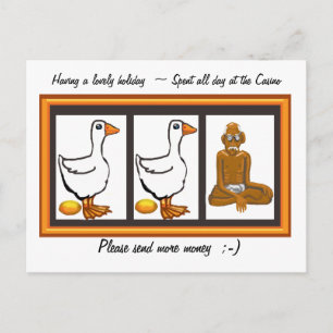 Stuur alsjeblieft geld briefkaart