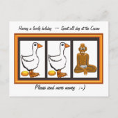 Stuur alsjeblieft geld briefkaart (Voorkant)