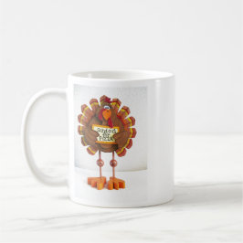 Stuur alsjeblieft pizza. koffiemok