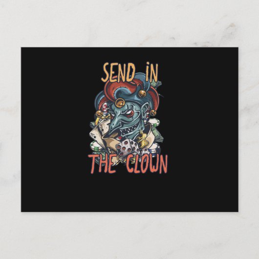 Stuur de Clown in Briefkaart (Voorkant)