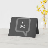 Stuur een aangepaste foto Vaderdag Kaart (Gele Bloem)