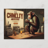 Stuur een glimlach met aap Briefkaarten (Voorkant)