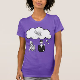 Stuur een man naar de maan t-shirt