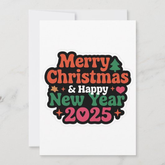 Stuur een Spark of Joy: Flat Holiday Kaart (Voorkant)