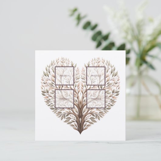 Stuur een speciale foto Moederdag Kaart (Staand voorkant)